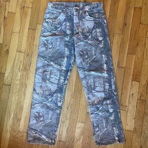 Wrangler camo jeans 32x32